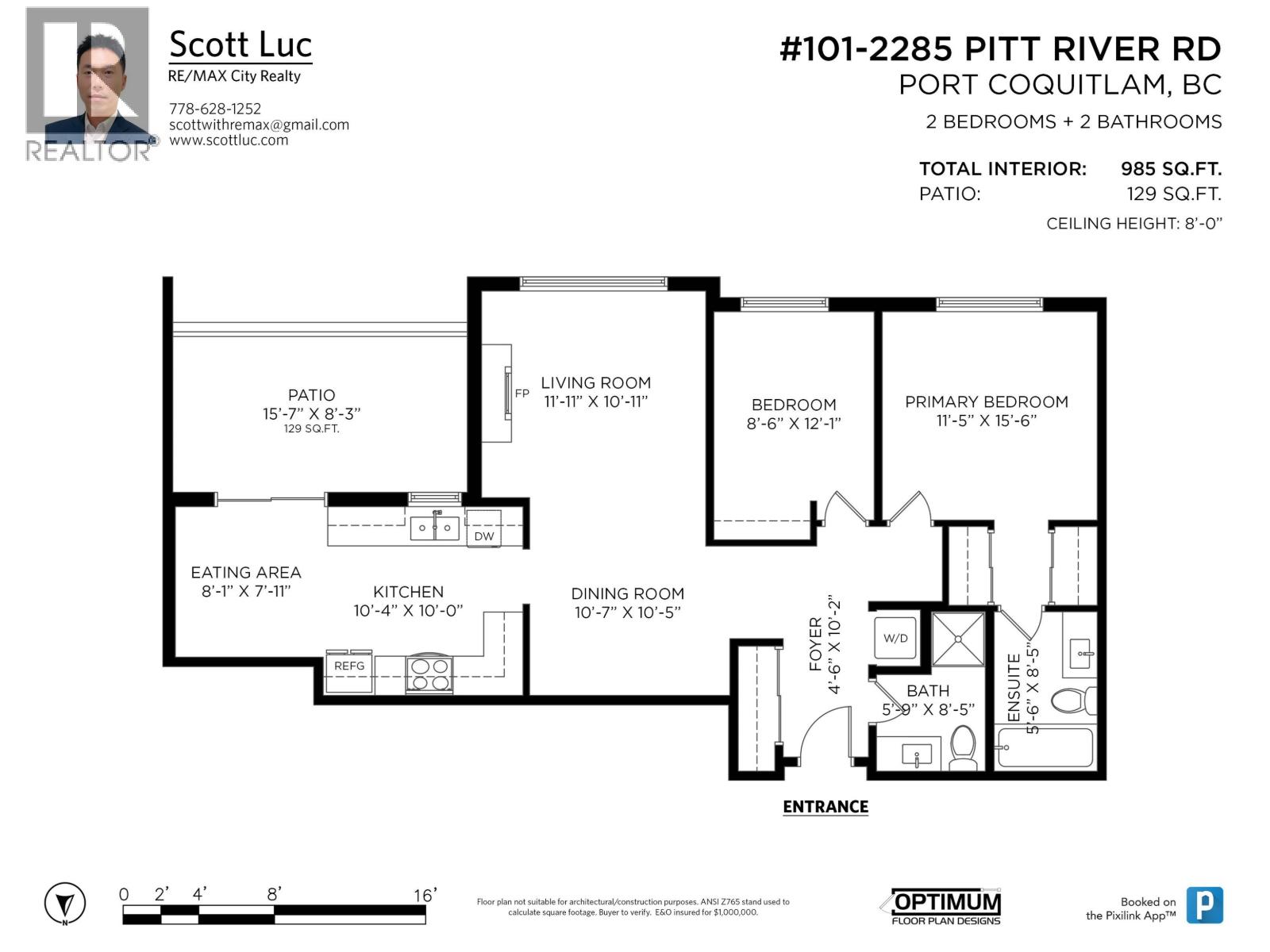 101 2285 PITT RIVER ROAD, Port Coquitlam