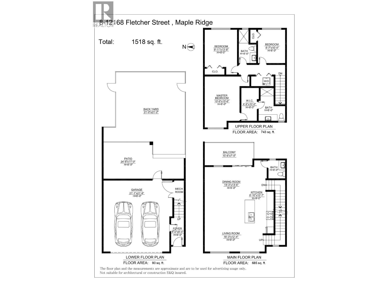 8 12168 FLETCHER STREET, Maple Ridge