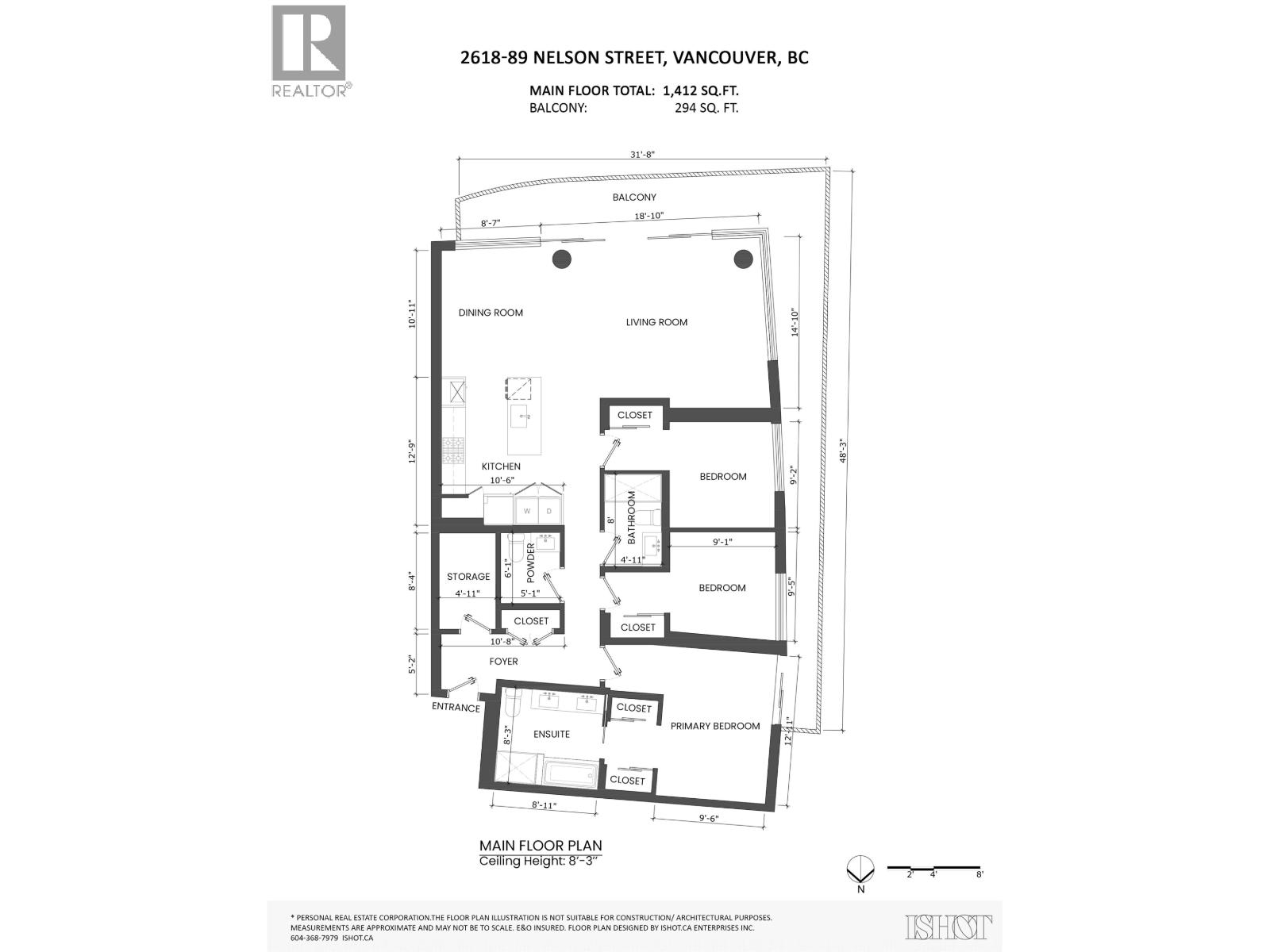 2618 89 NELSON STREET, Vancouver