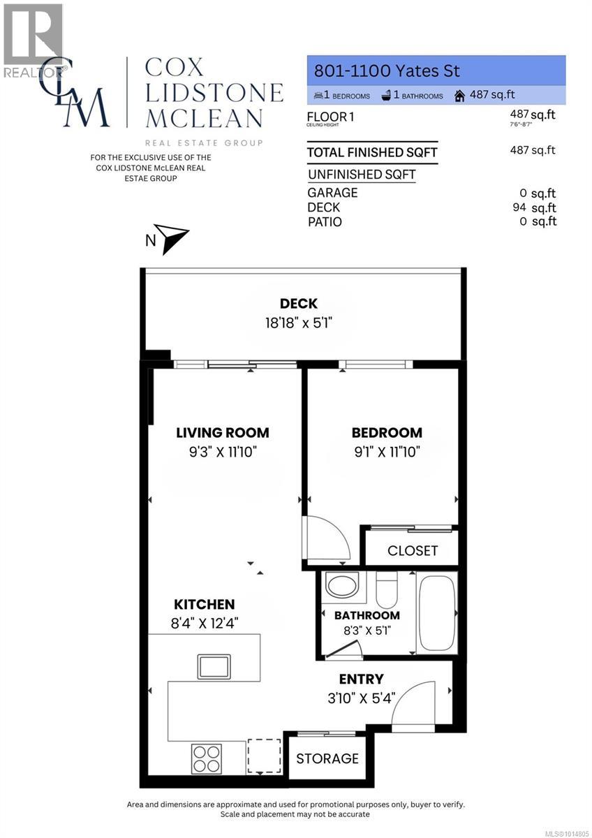 801 1100 Yates Street, Victoria