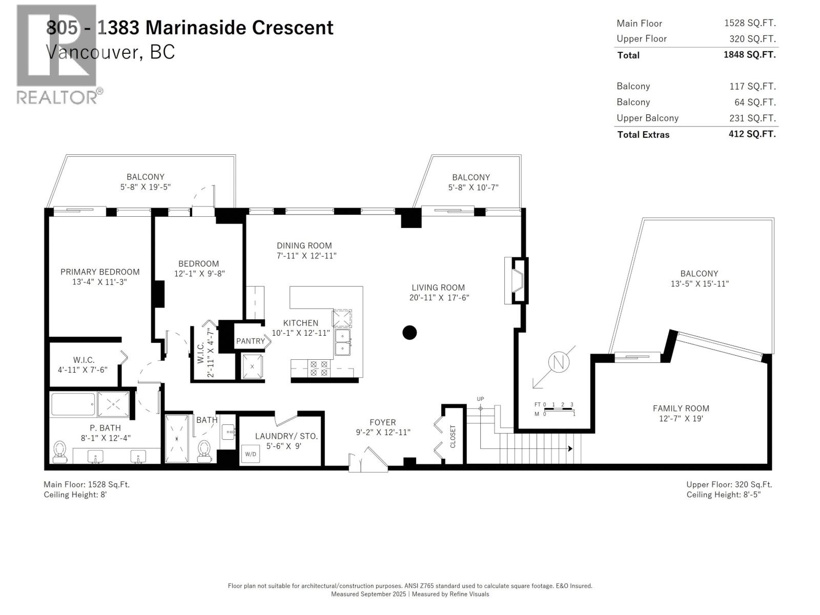 805 1383 MARINASIDE CRESCENT, Vancouver