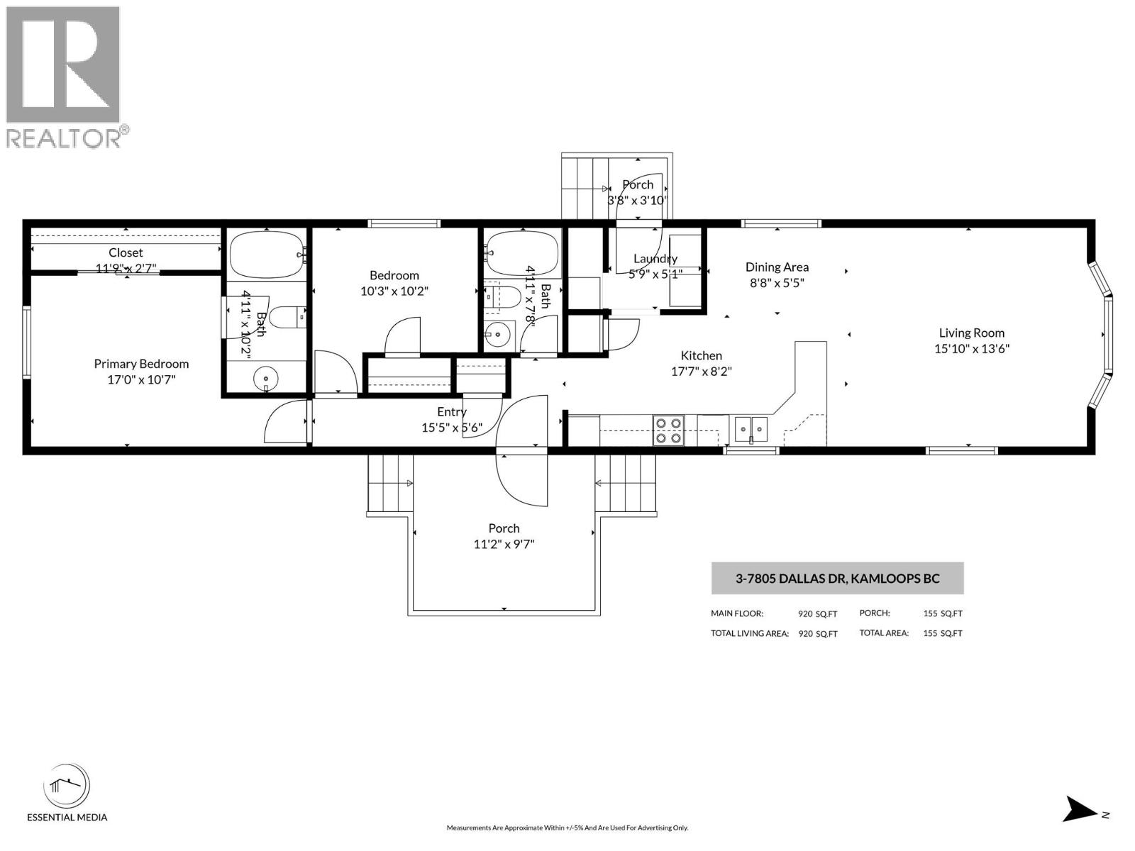 7805 DALLAS Drive Unit# 3, Kamloops