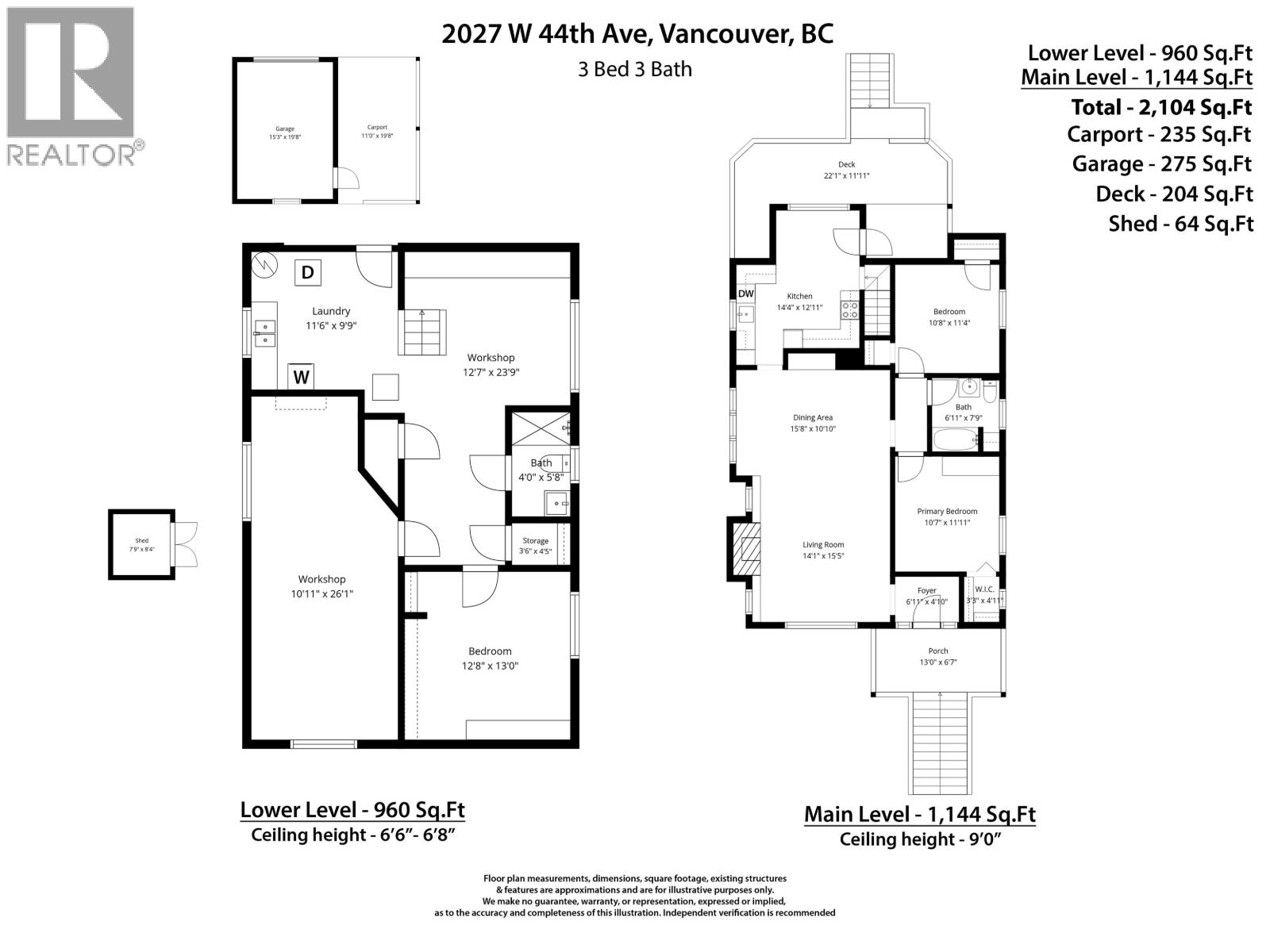 2027 W 44TH AVENUE, Vancouver