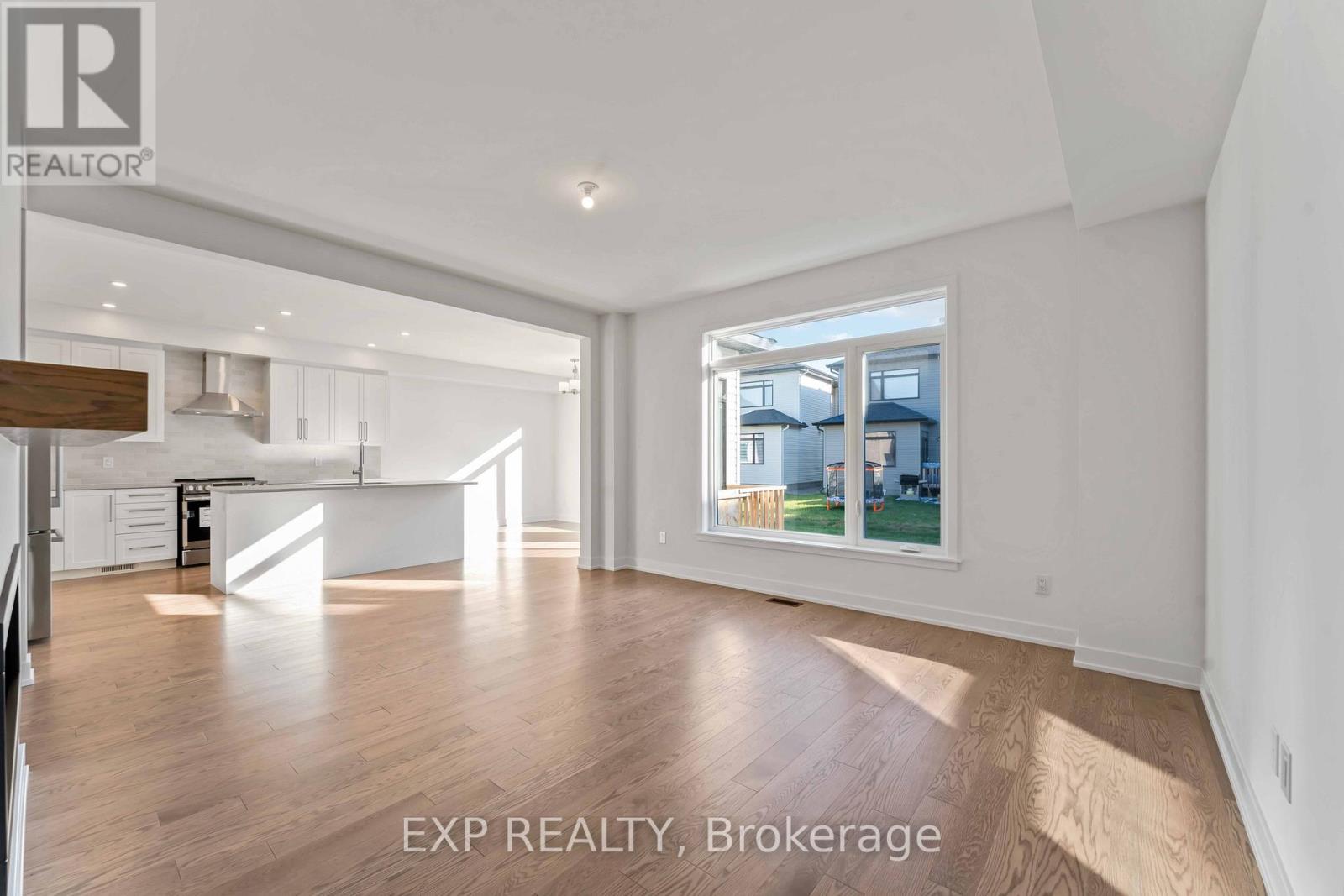 Large great room w/large window for natural light