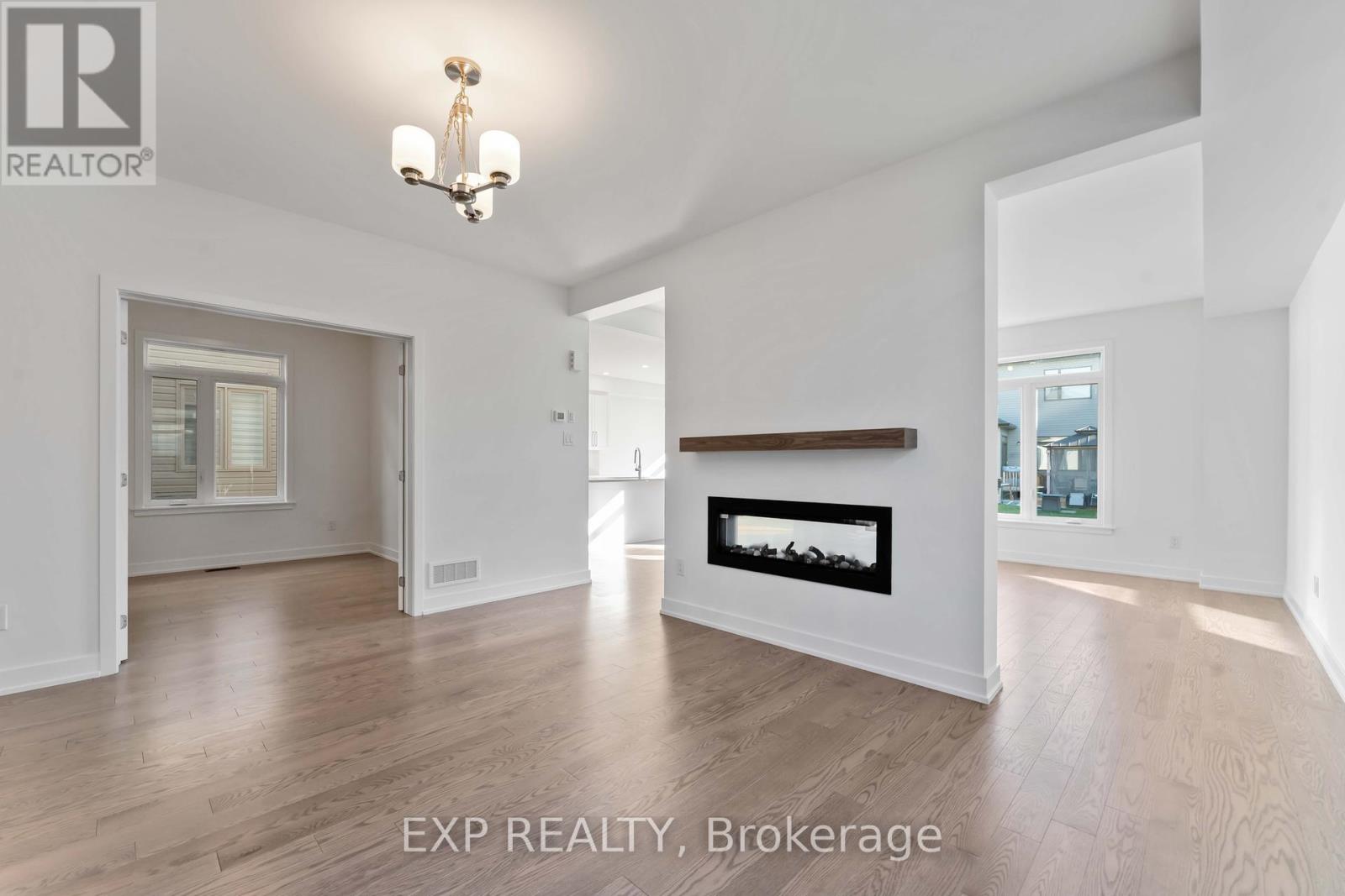 Main floor office adjacent to dining room