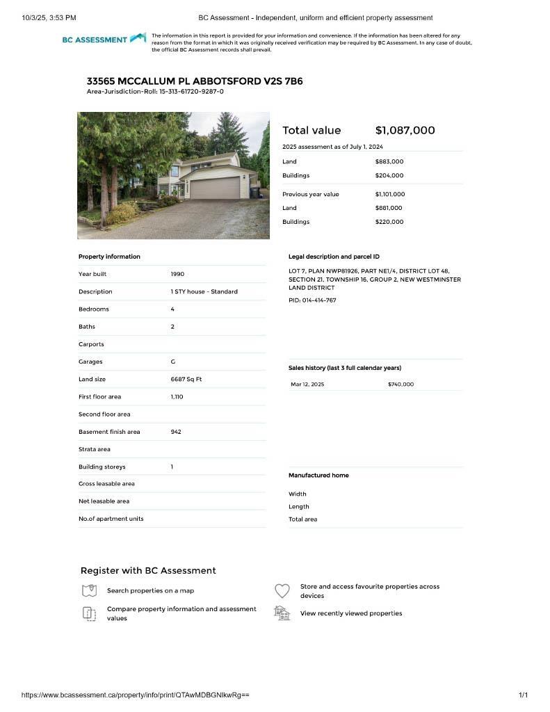 33565 MCCALLUM PLACE, Abbotsford