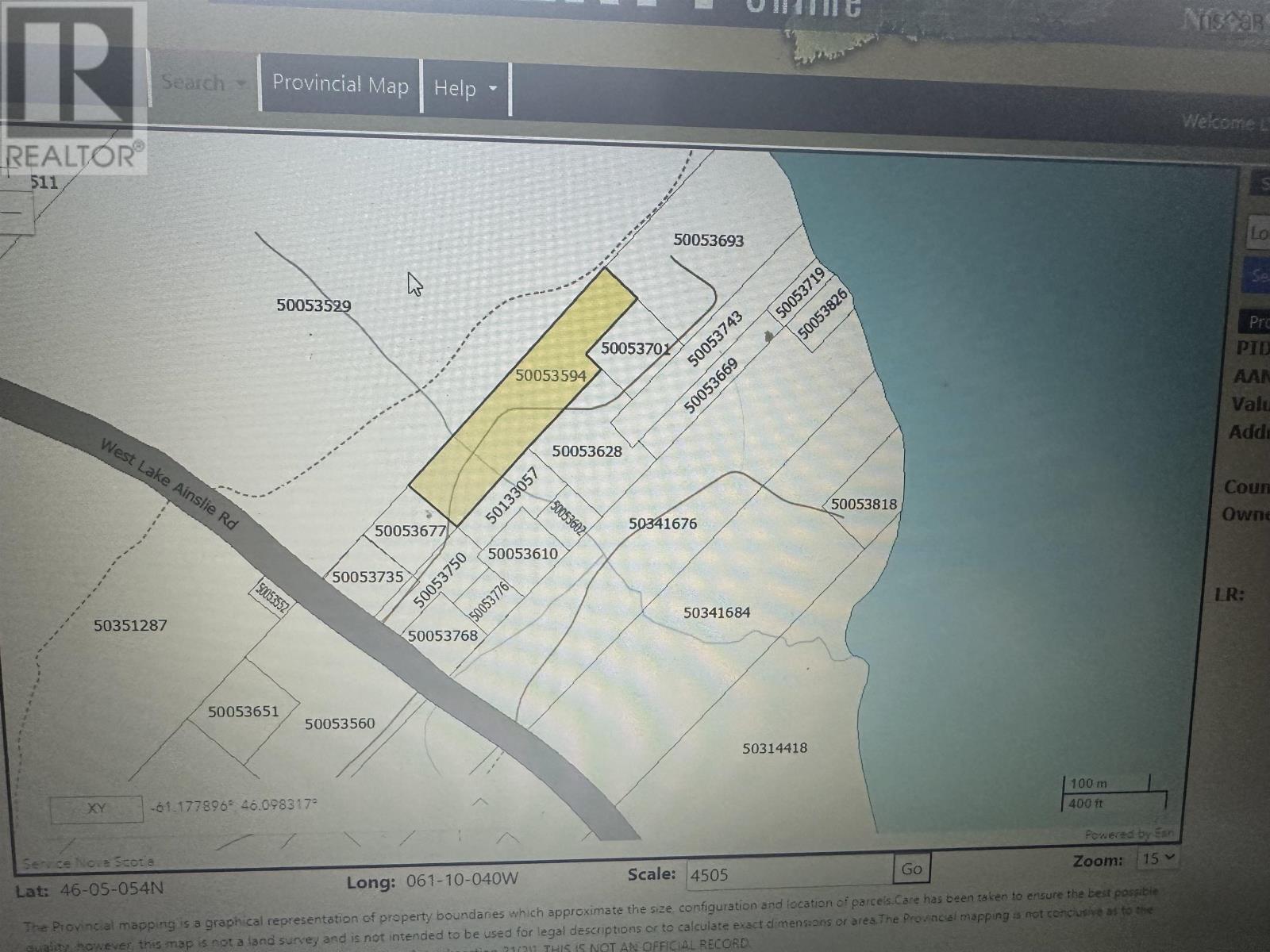 Property 2 of 9 of West Lake Ainslie Road