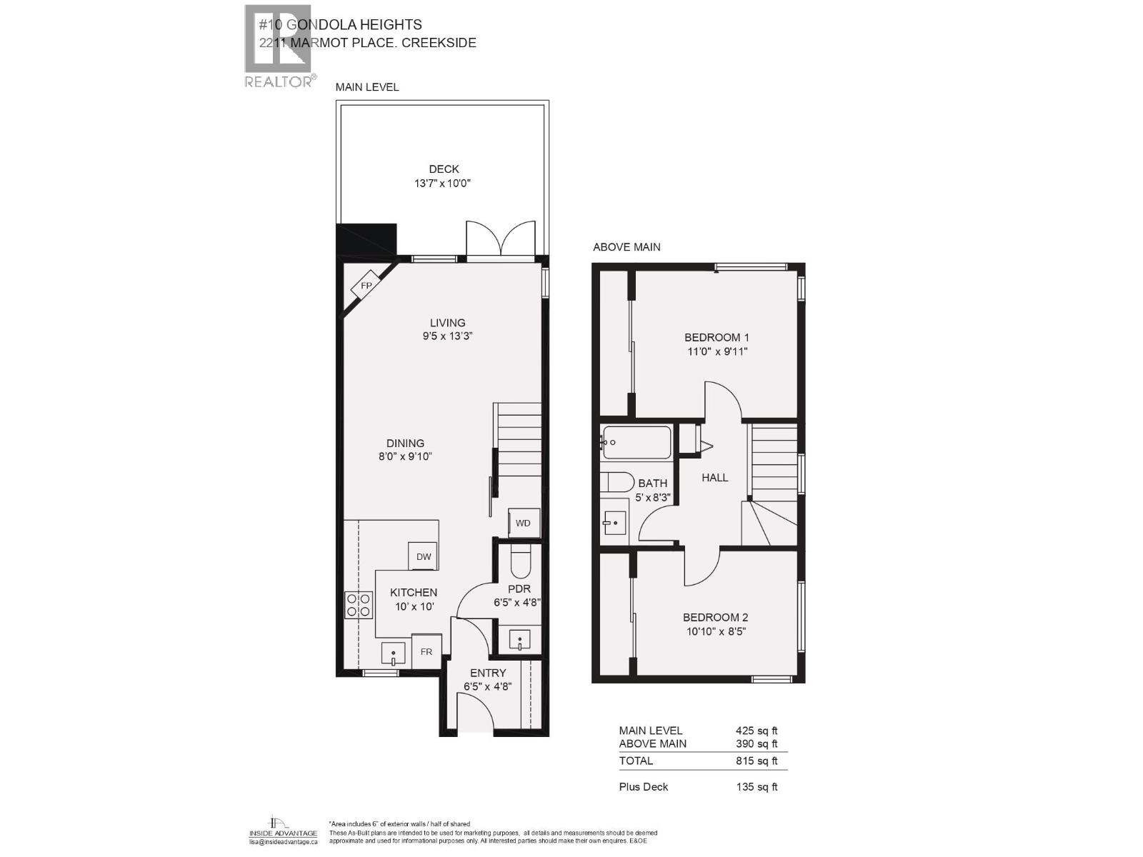 10 2211 MARMOT PLACE, Whistler