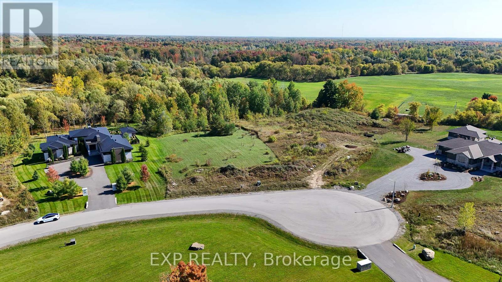 2.44 acres premium lot on a cul-de-sac