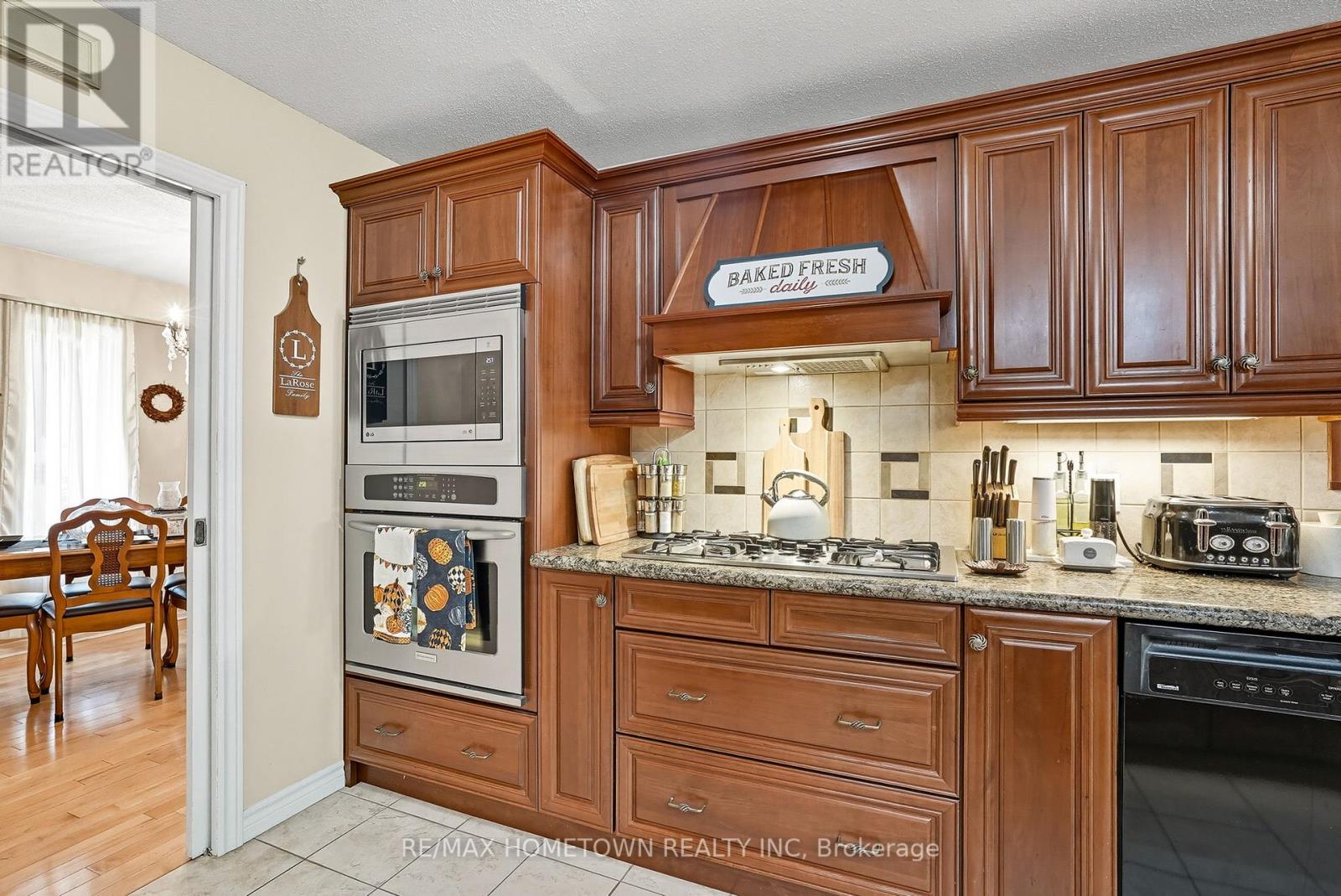 Updated kitchen- cherry cabinets