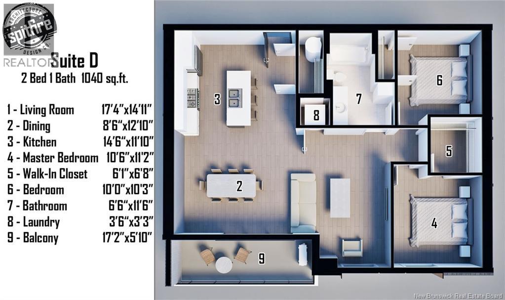 1333 Main Street Unit# 506-D - Photo 3 of 26, Moncton, New Brunswick