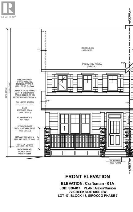 Single Family House for Sale in  Creekside Rise SW Pine Creek Calgary 