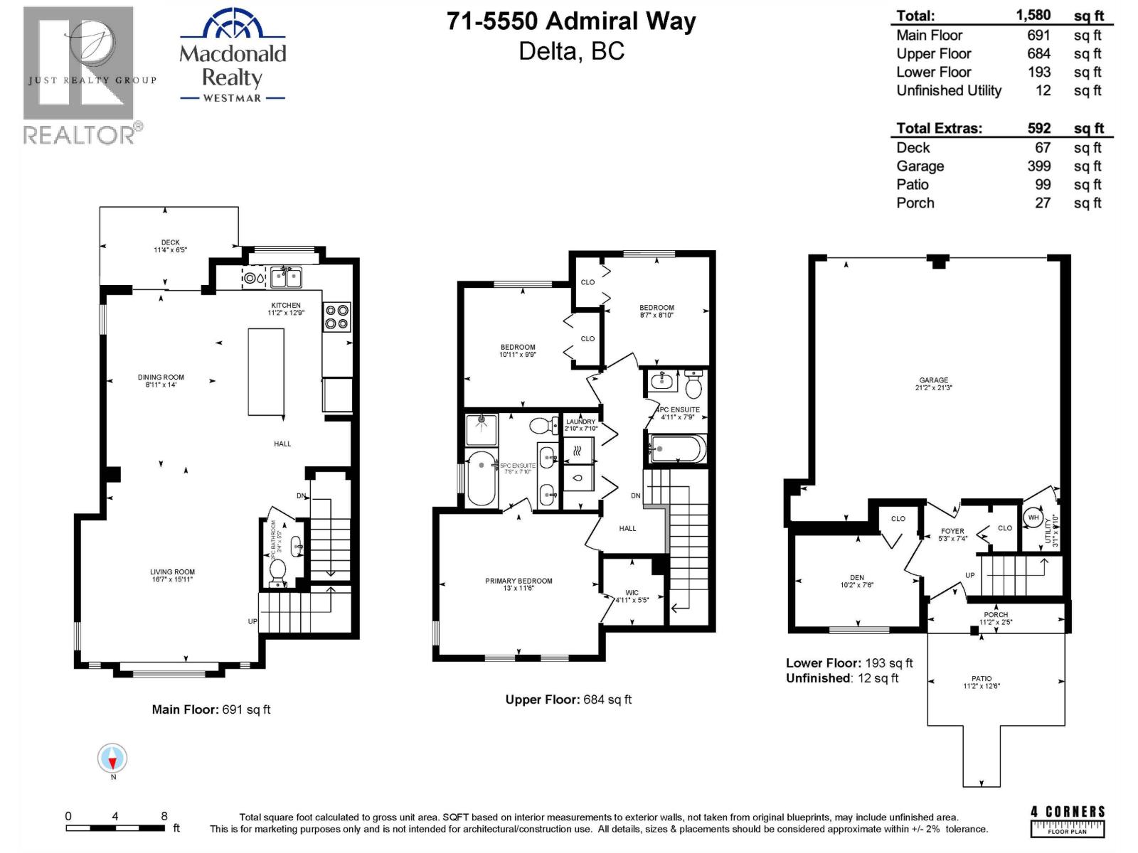 #71-5550 ADMIRAL Way, Ladner