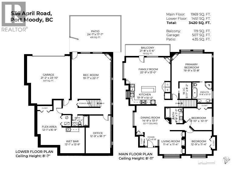 536 APRIL ROAD, Port Moody