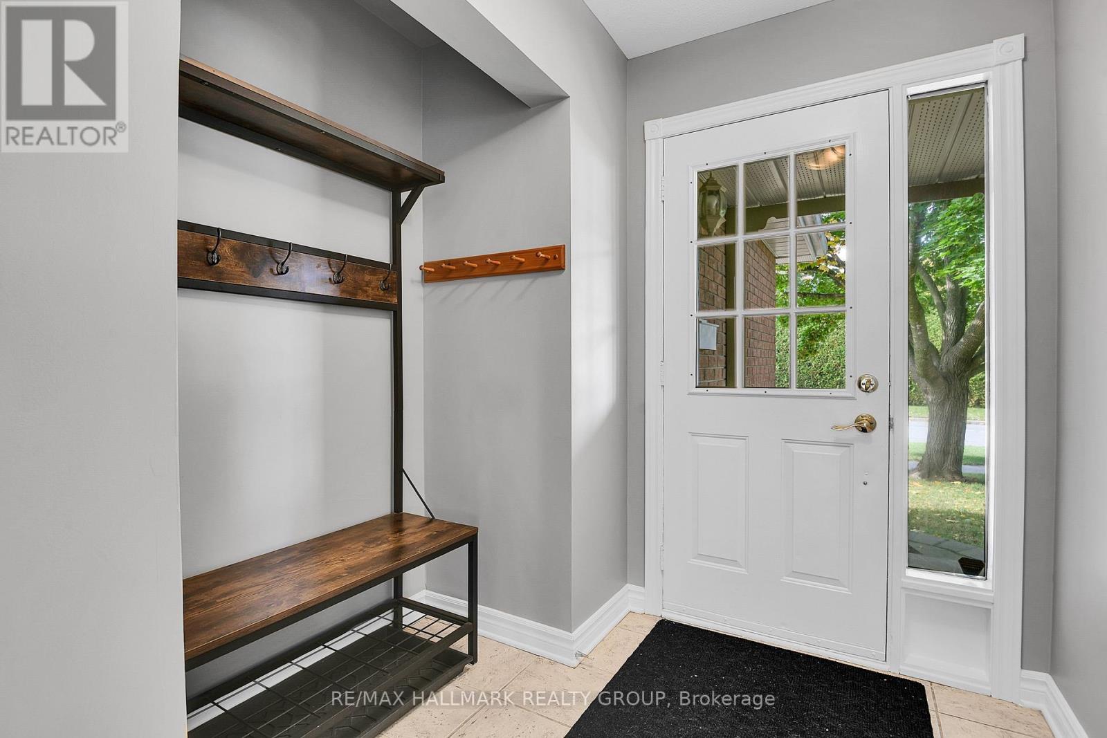 FOYER | separated by french doors