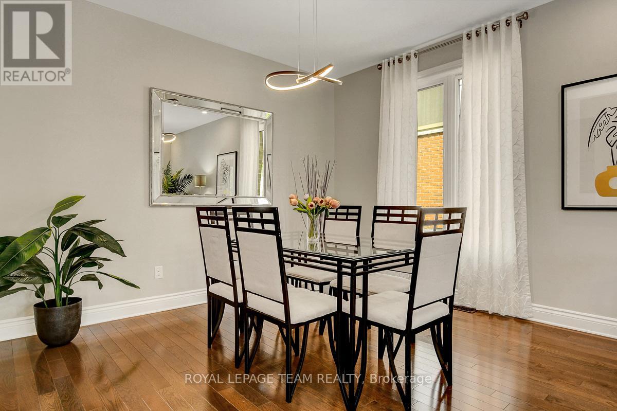 Dining Room with oversized side window.