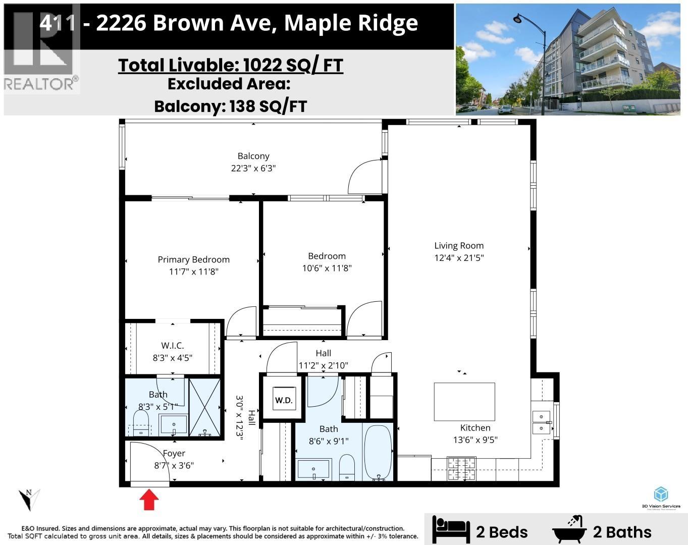 411 22226 BROWN AVENUE, Maple Ridge