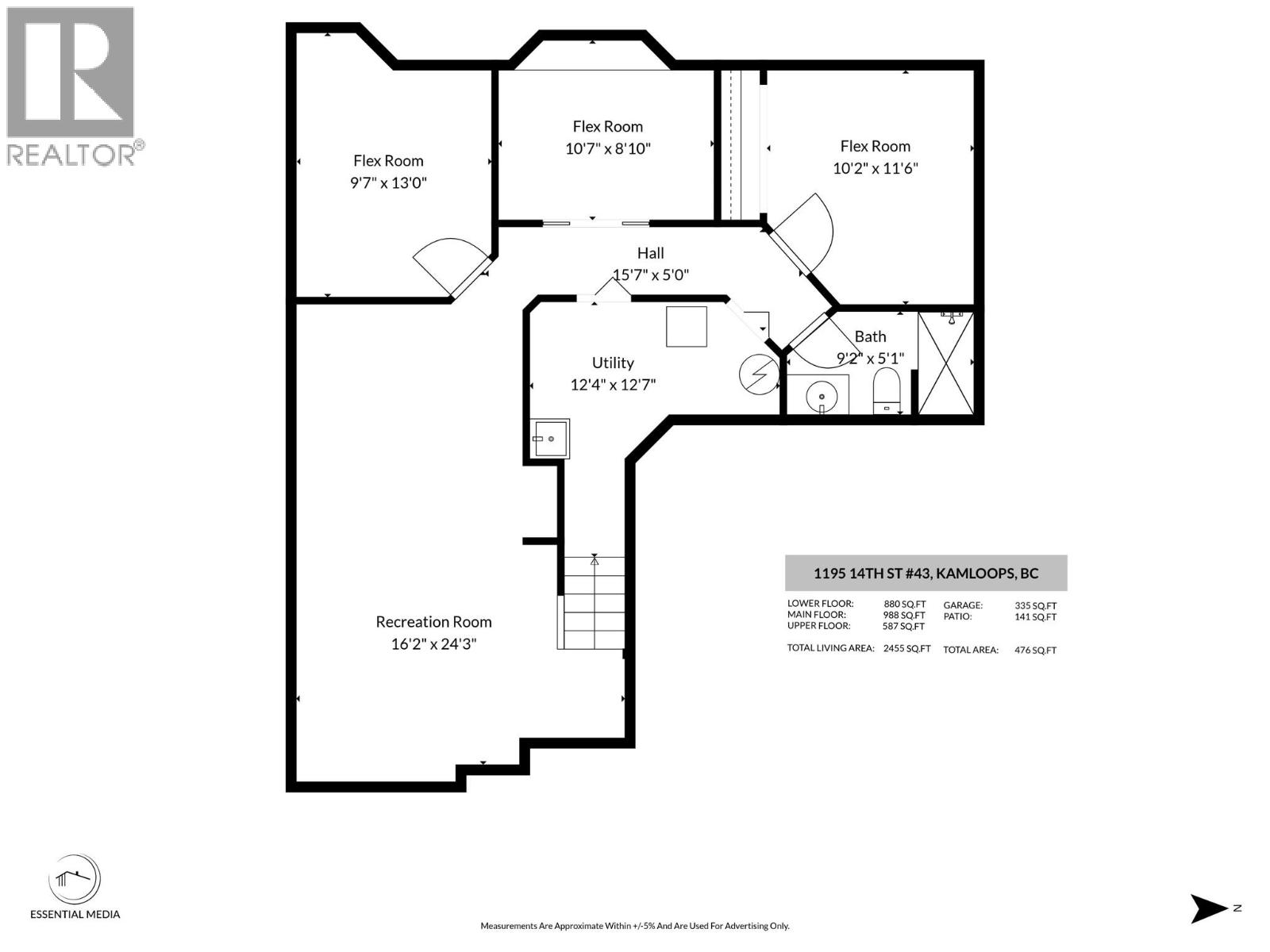 1195 14TH Street Unit# 43, Kamloops