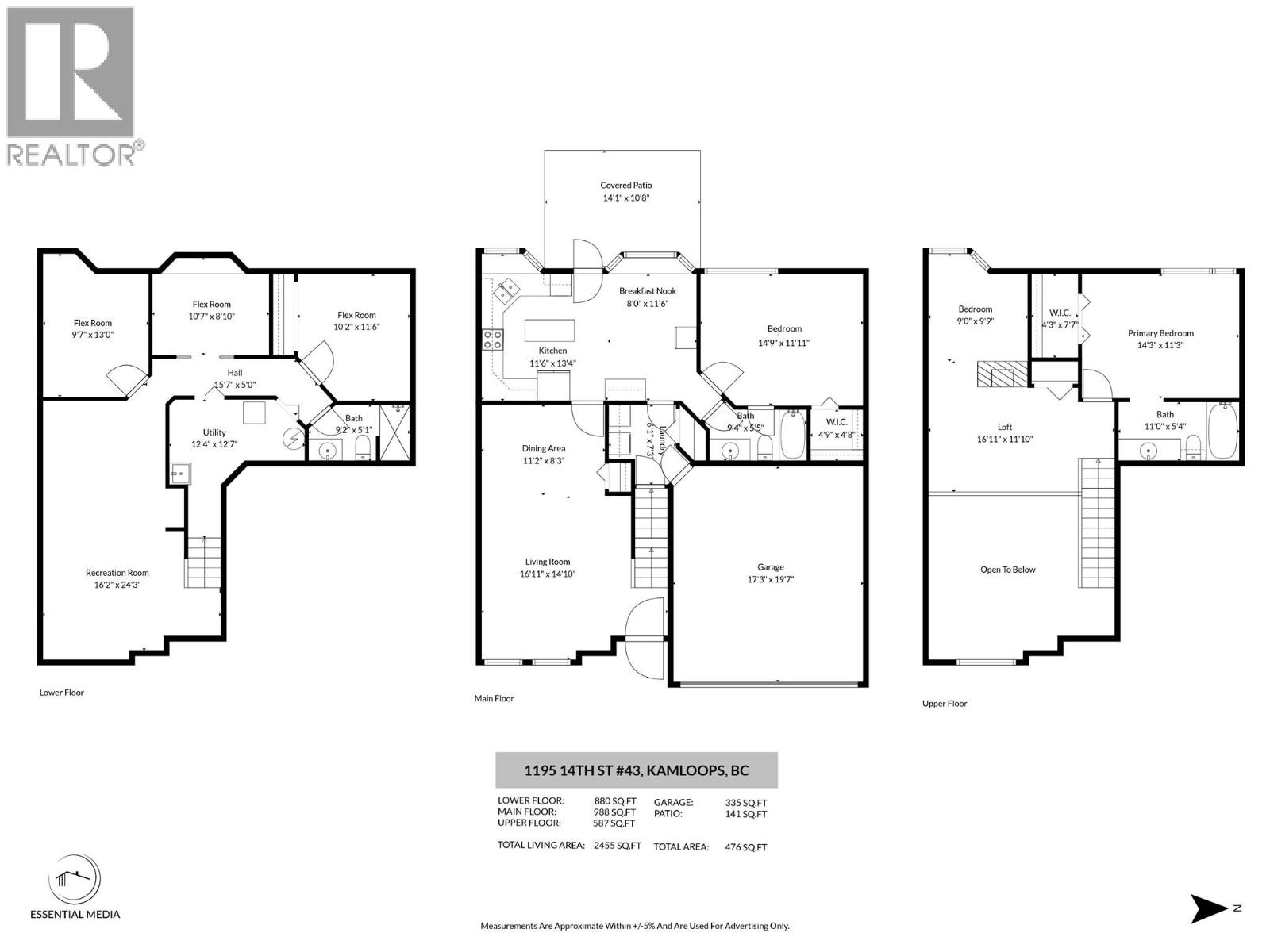 1195 14TH Street Unit# 43, Kamloops