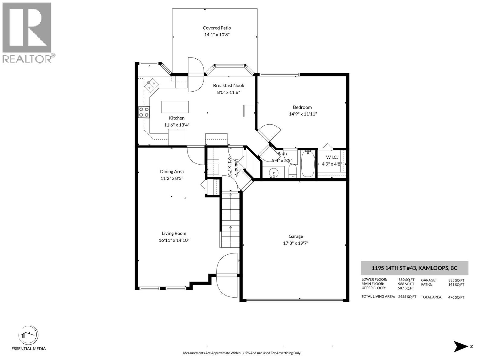 1195 14TH Street Unit# 43, Kamloops