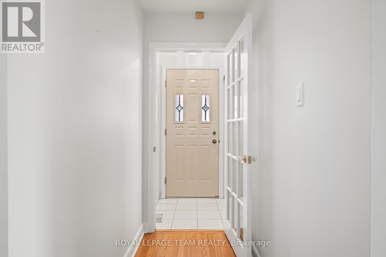 French door entryway