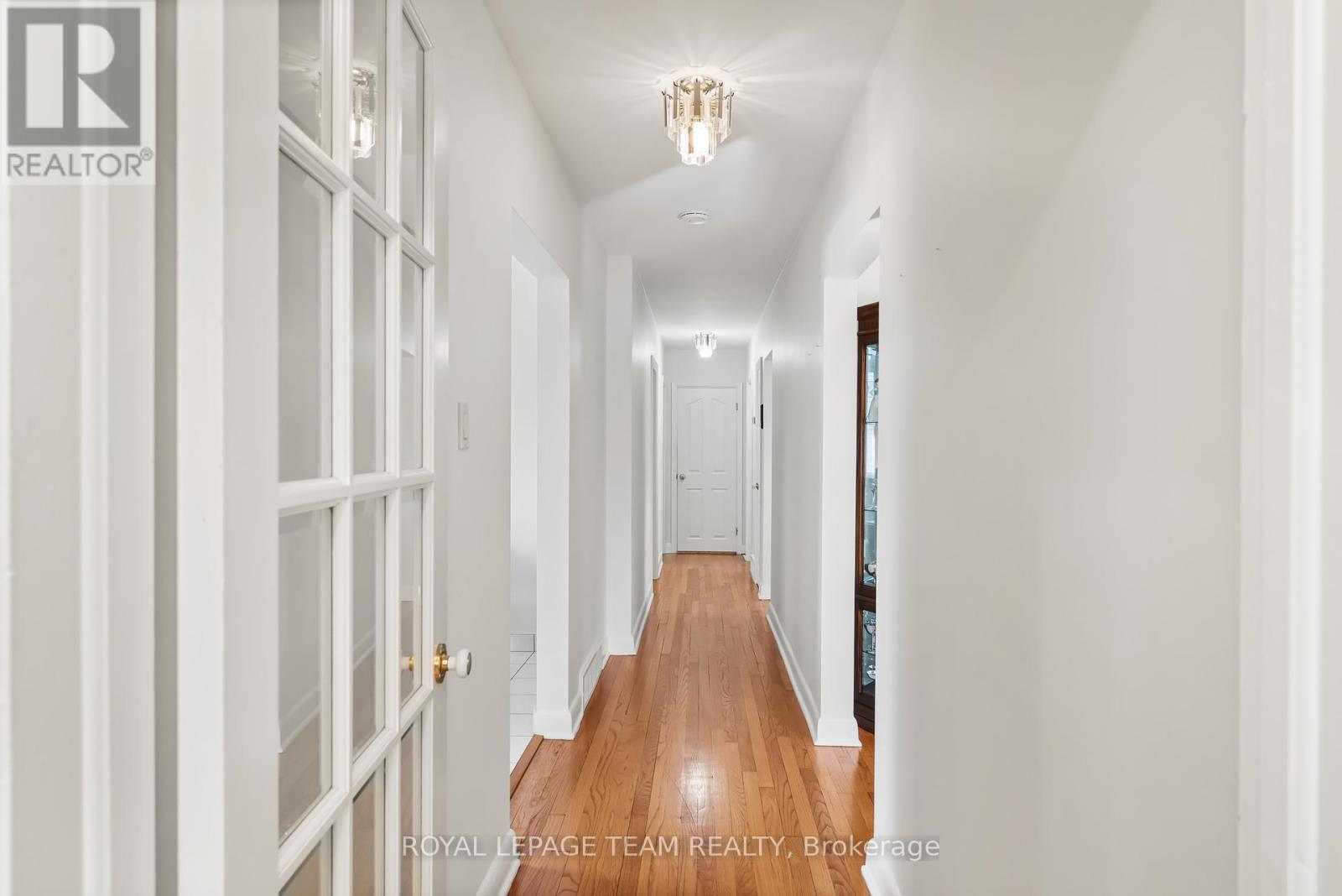 Central hallway layout