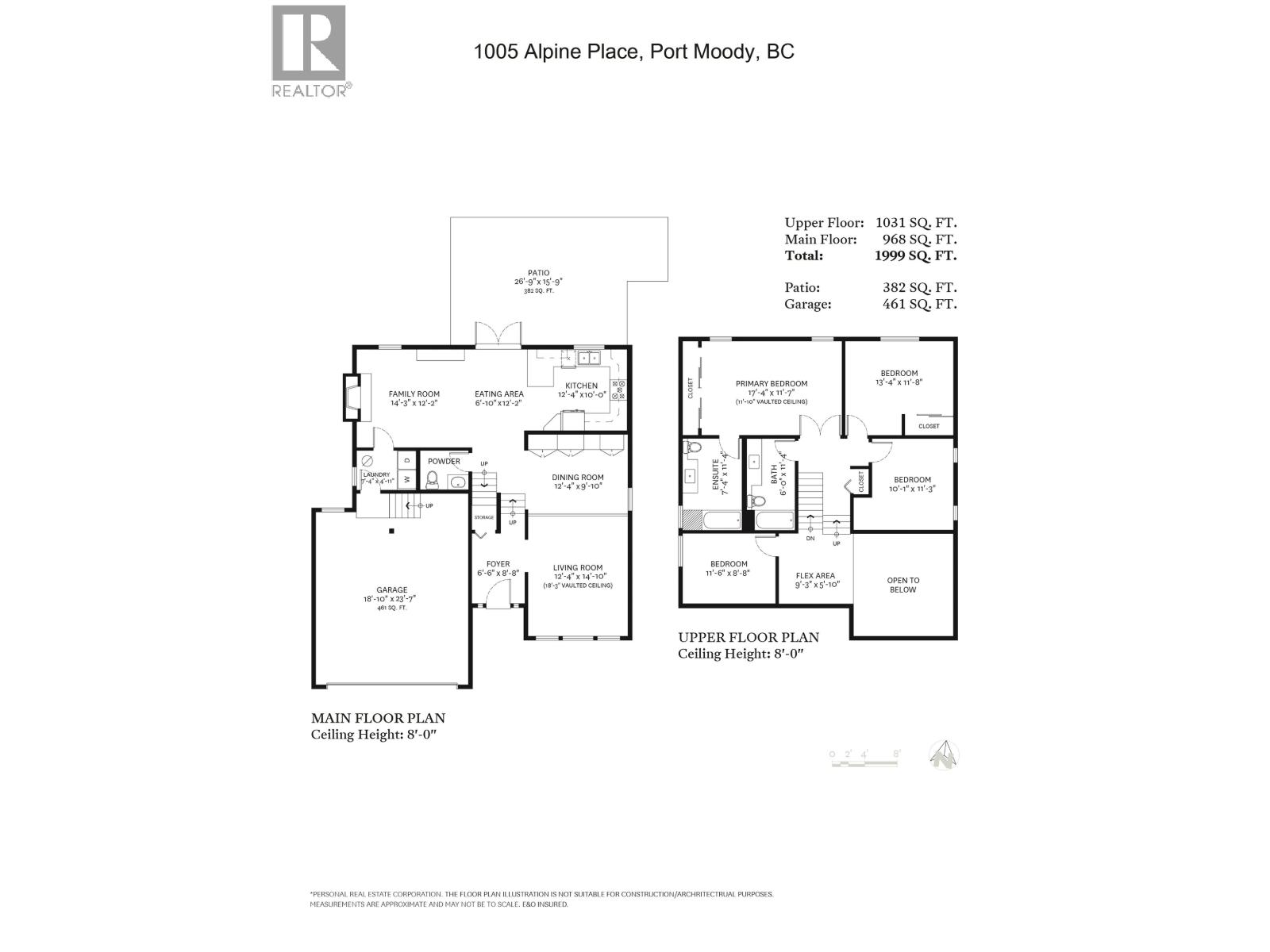 1005 ALPINE PLACE, Port Moody