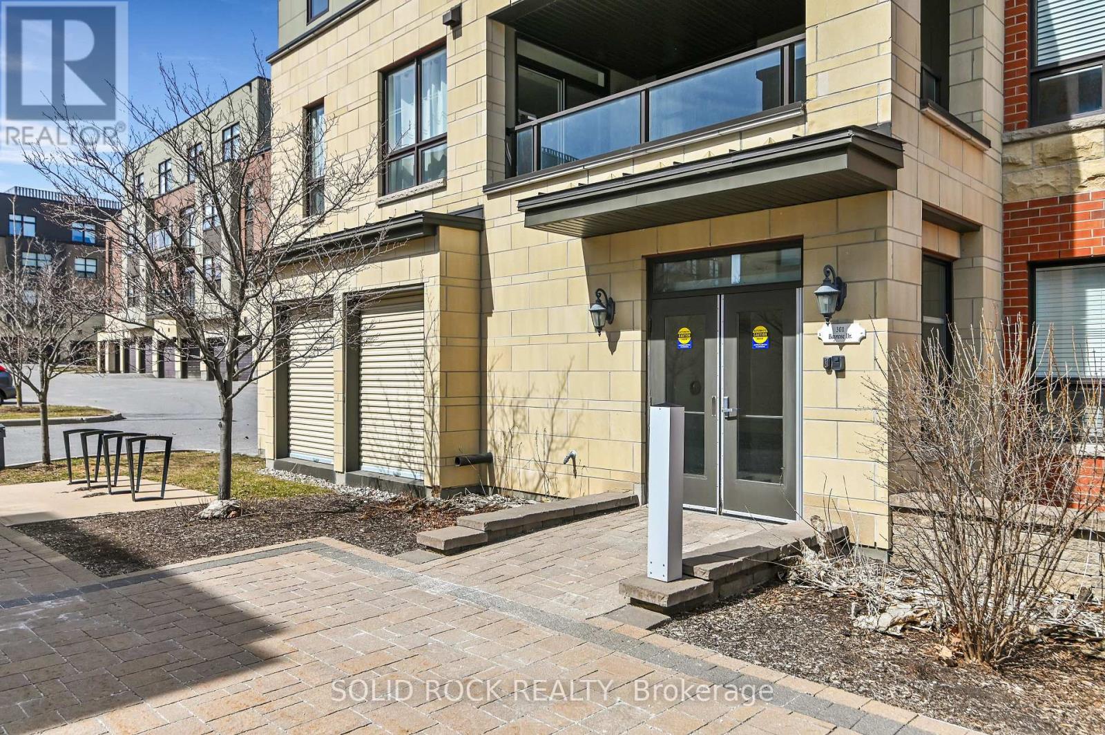 Front door the building.