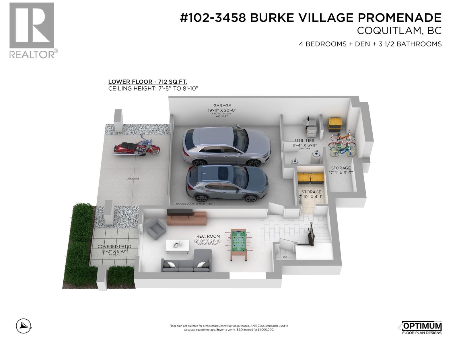 102 3458 BURKE VILLAGE PROMENADE, Coquitlam