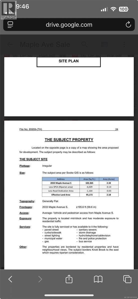  2033 Maple Avenue, Sooke