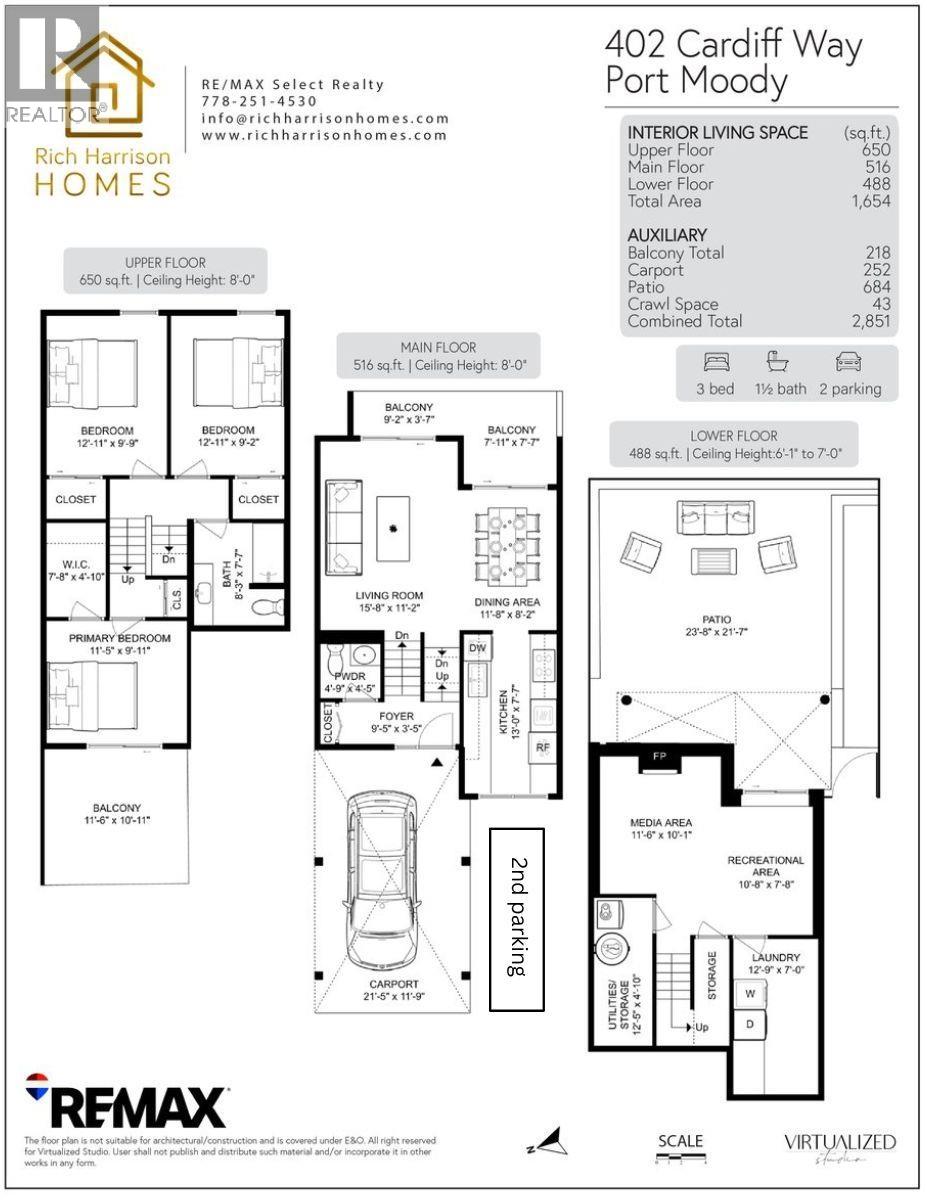 402 CARDIFF WAY, Port Moody