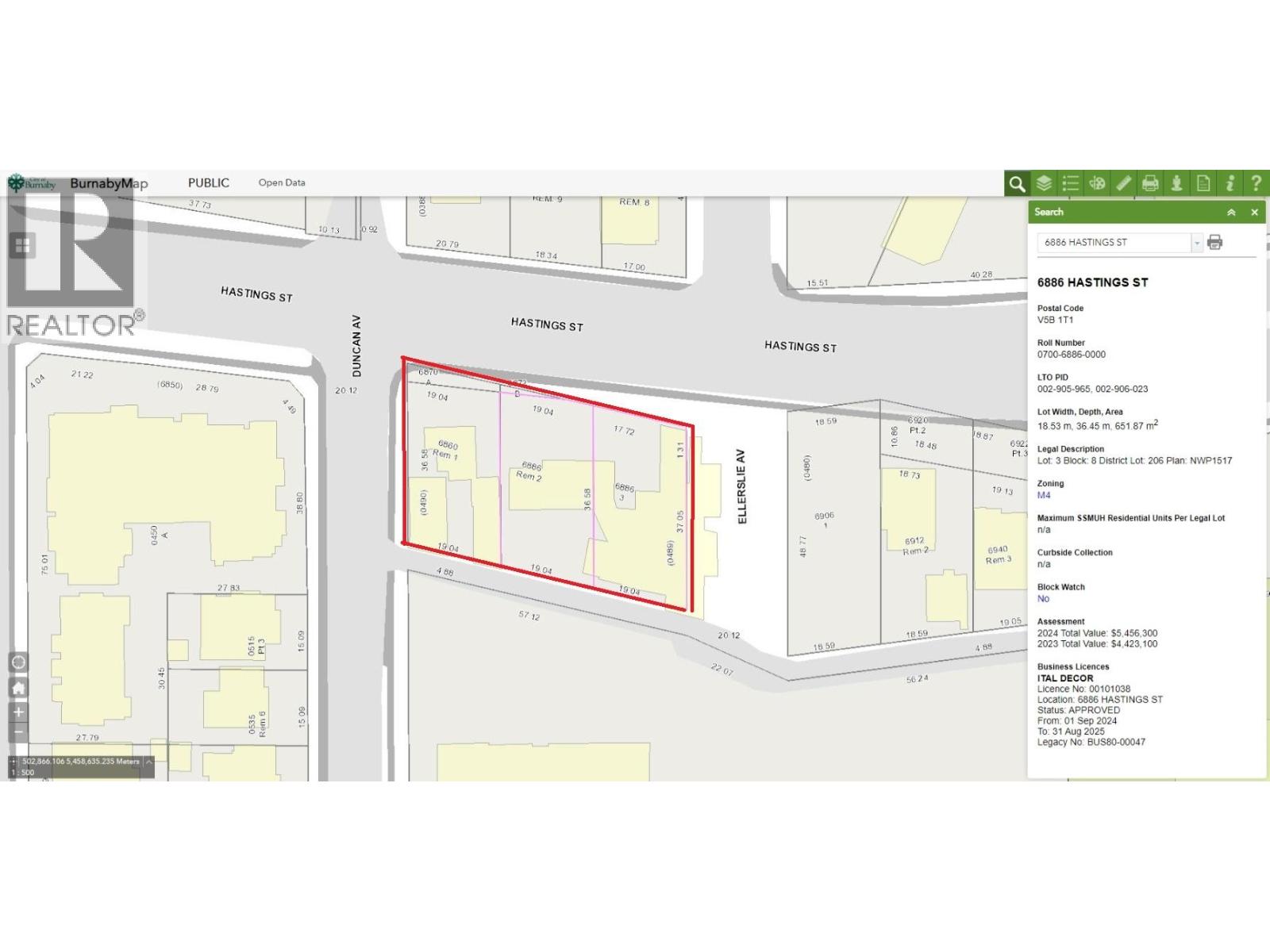 6886 HASTINGS Street