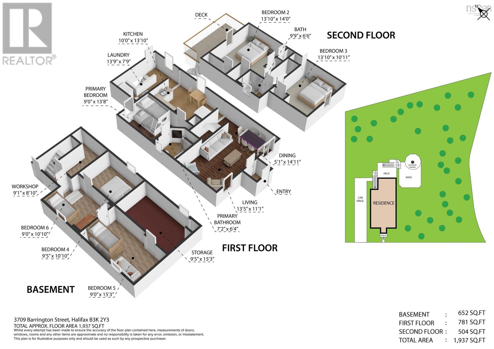 Property 22 of 22 of 3709 Barrington Street