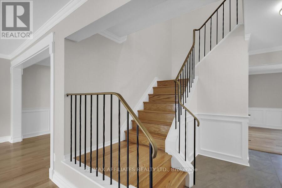 Hardwood staircase