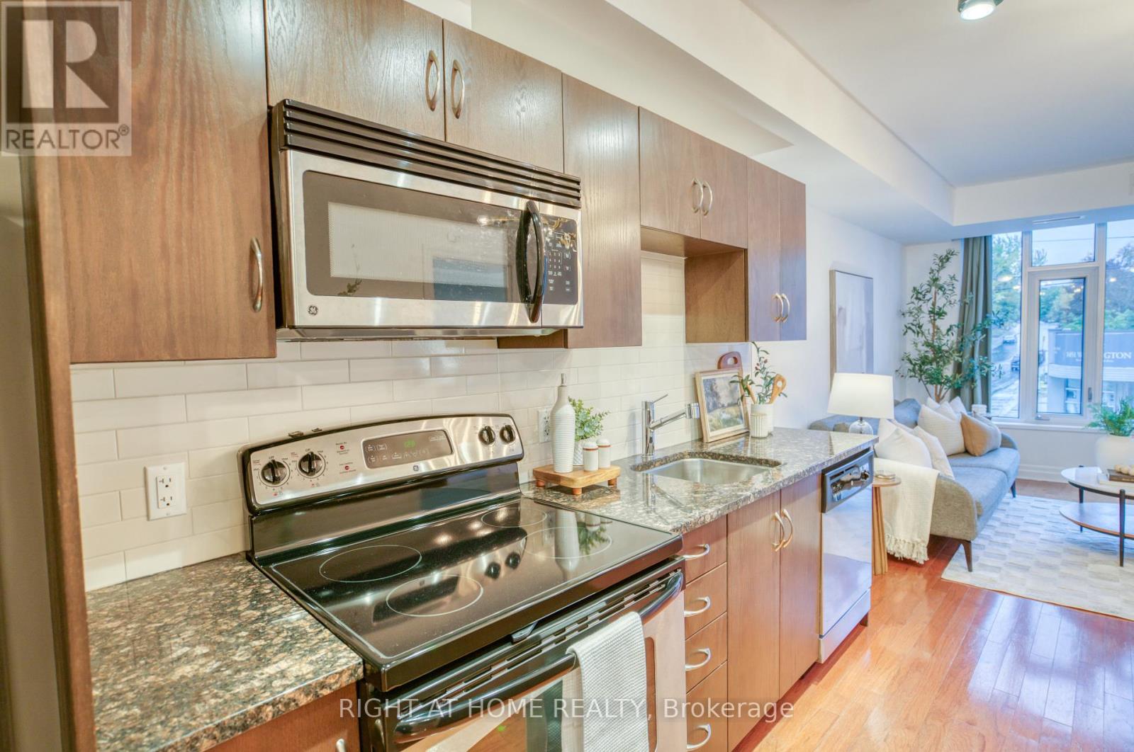 Kitchen with Granite Counters
