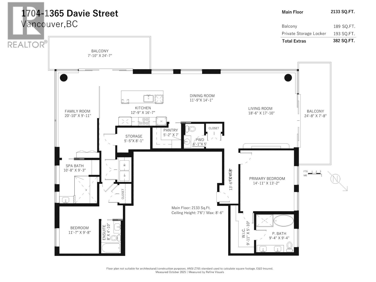 1704 1365 DAVIE STREET, Vancouver