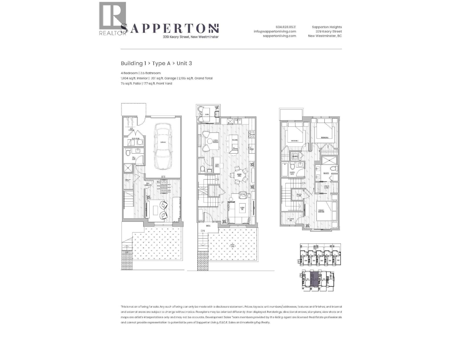 3 339 KEARY STREET, New Westminster