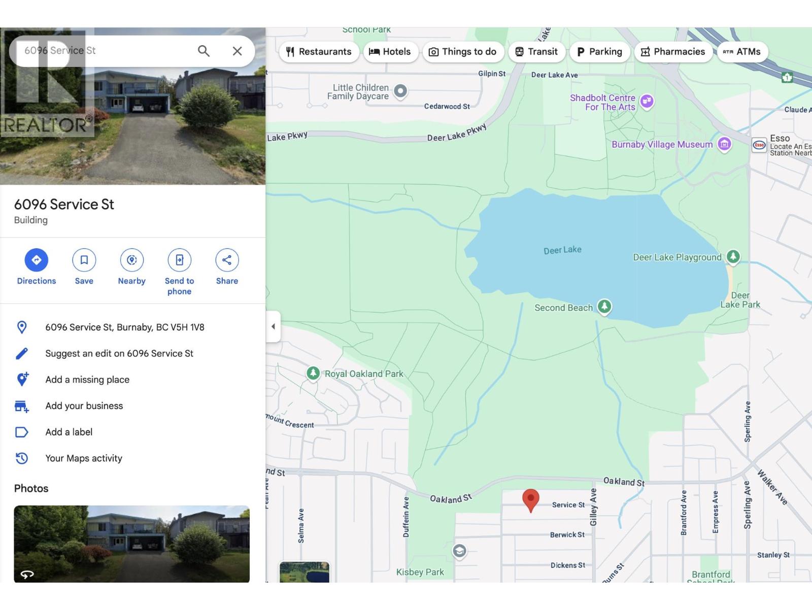 6096 SERVICE STREET, Burnaby