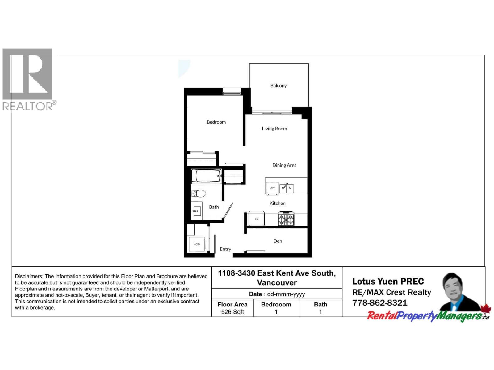 1108 3430 E KENT AVENUE, Vancouver