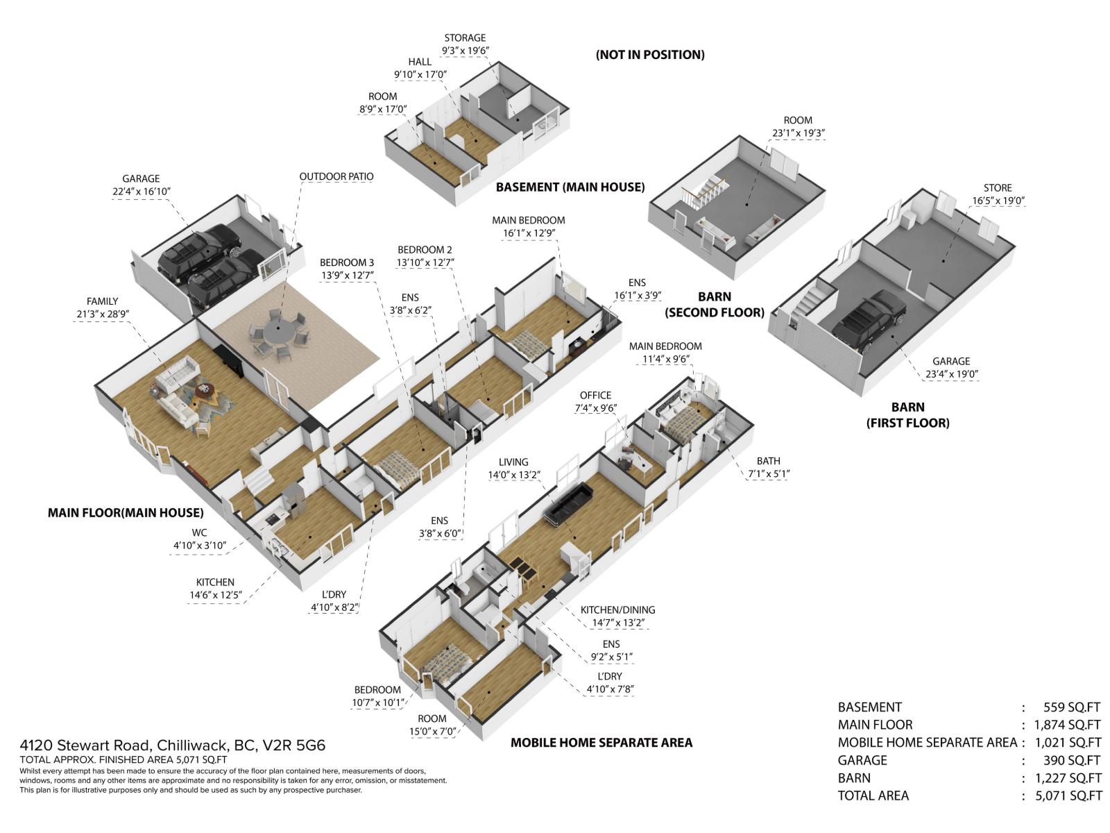 4120 STEWART ROAD, Yarrow, Yarrow