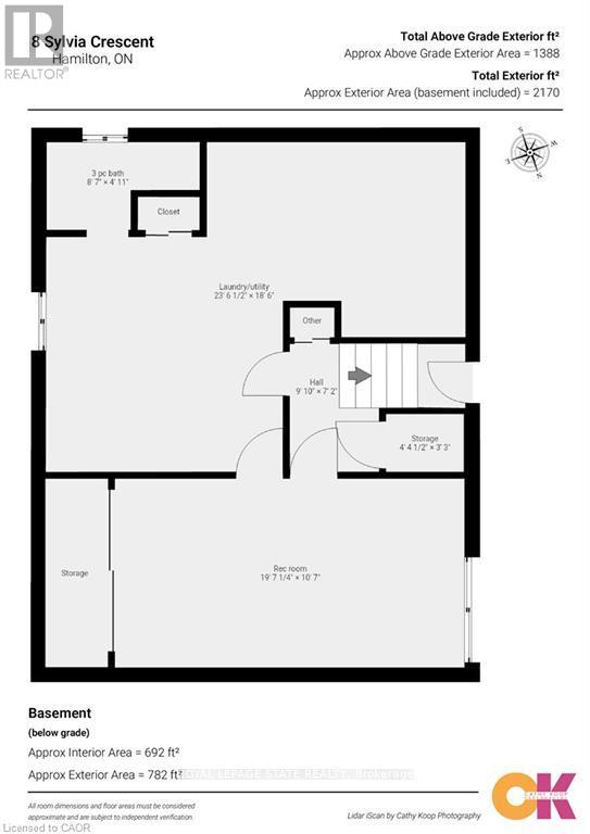 Single Family House for Sale in  SYLVIA CRESCENT Hamilton (Rosedale) 