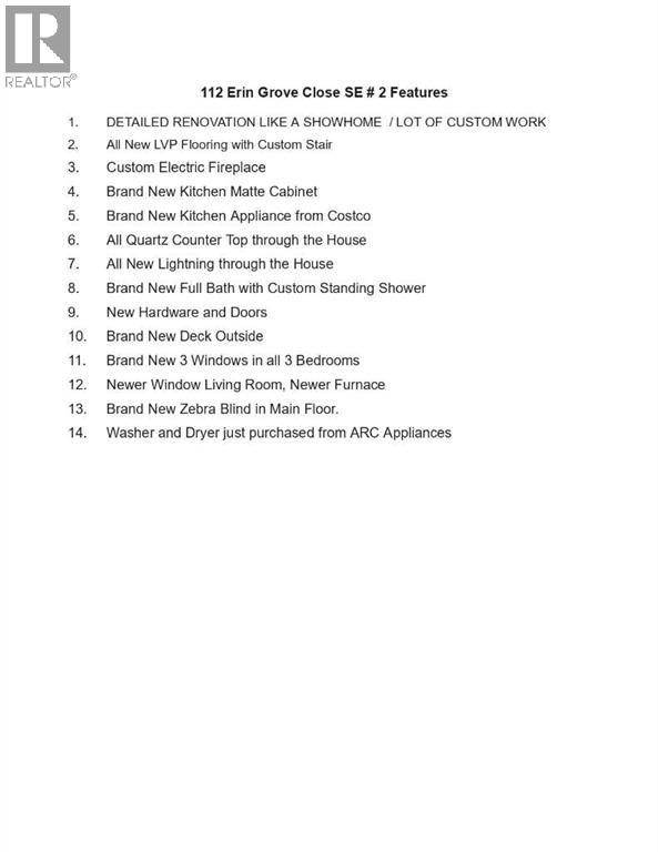 Single Family House for Sale in   Erin Grove Close SE Erin Woods Calgary 