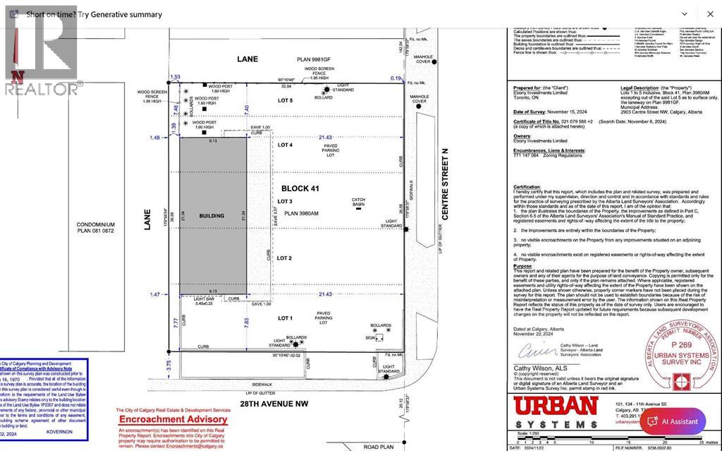 Retail for Sale in  Centre Street NW Tuxedo Park Calgary 