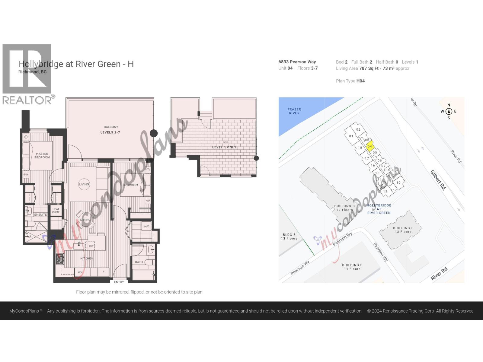 #604-6833 PEARSON Way, Richmond