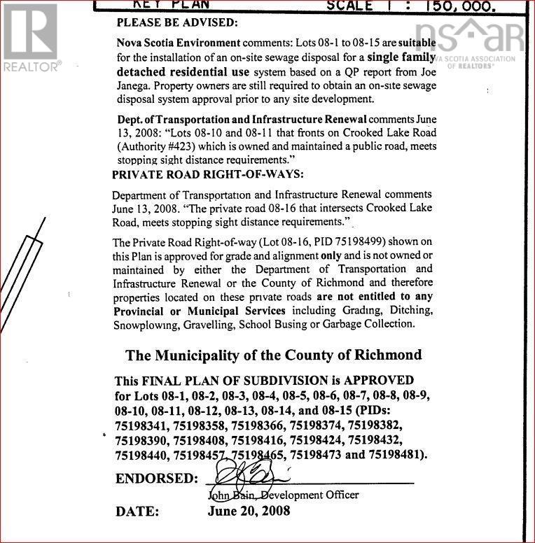 Property 15 of 18 of Lot 08-14 Crooked Lake Road