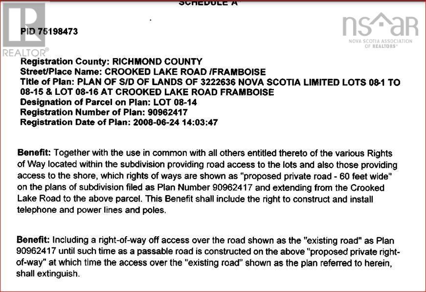 Property 16 of 18 of Lot 08-14 Crooked Lake Road