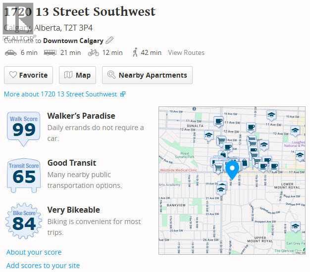 Single Family House Multi-level for Sale in    Street SW Lower Mount Royal Calgary 