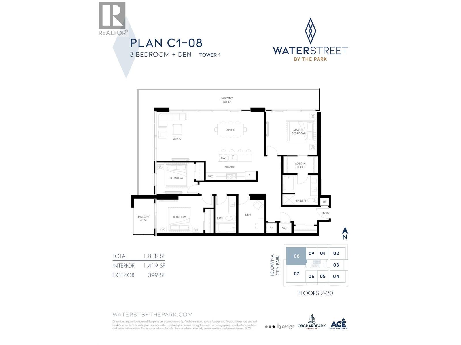 1808 238 Leon Avenue, Kelowna