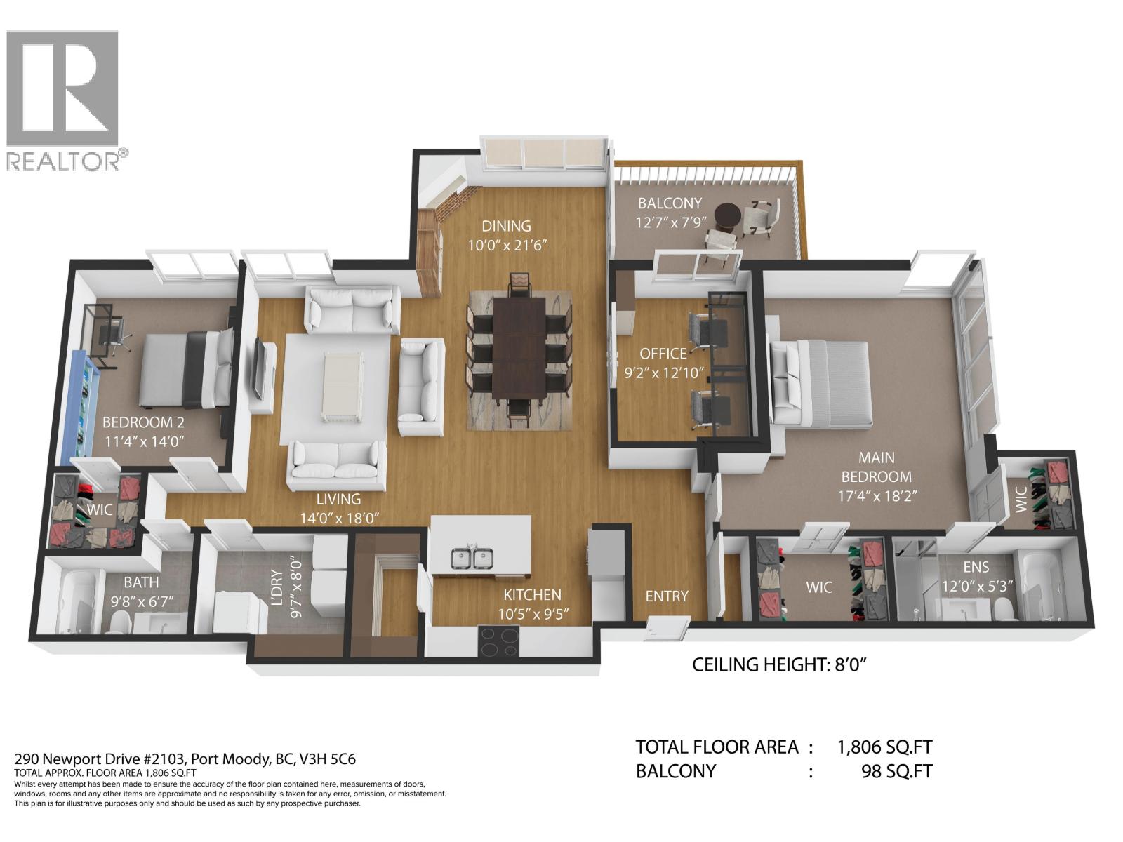 2103 290 NEWPORT DRIVE, Port Moody