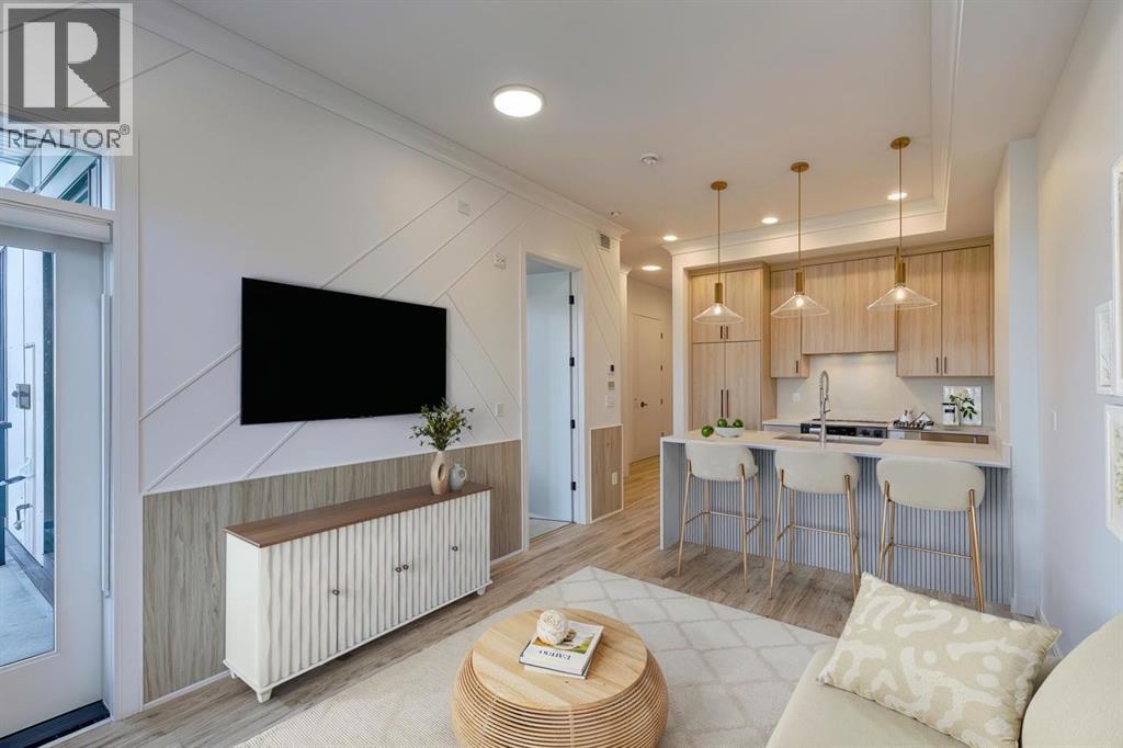 virtually staged view to kitchen